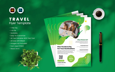 Travel flyer Template vol-14
