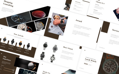 Watch Shop Powerpoint Template
