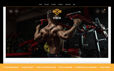 Fitness - Plantilla Opencart de tienda de gimnasio