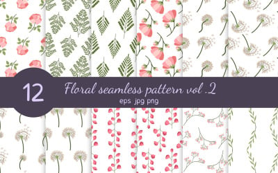 Floral Seamless Pattern Vol. 2