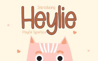 Heylie - eine süße verspielte Schriftart