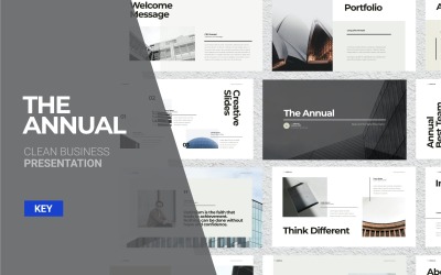L'annuale - Presentazione aziendale - Modello Keynote