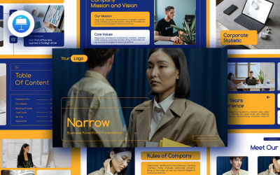 Narrow Keynote Business Presentation