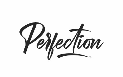 Perfection Kalligrafie Lettertype