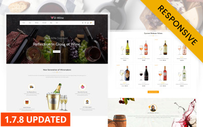 Šablona DWine - nejlepší vinotéka Prestashop