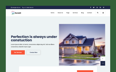 RentalH - Modello HTML5 immobiliare