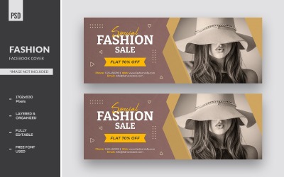 Speciale Fashion Timeline Facebook Copertina Social Media