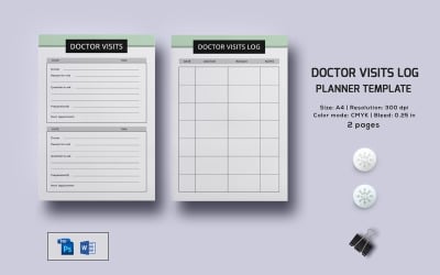 Doctor Visits Planner Corporate Identity Template