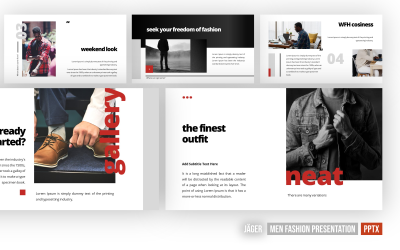 Szablon prezentacji Jäger PowerPoint