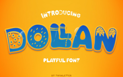 Dollan - Speels lettertype