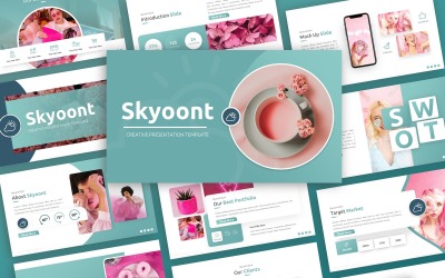 Skyoont - креативный многоцелевой шаблон PowerPoint
