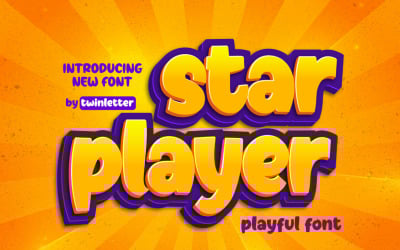 Star Player - Playful Display Font