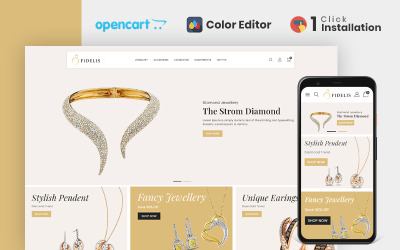 Fidelis Juwelierswinkel Opencart-thema