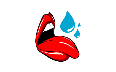 Hydratatie waterdruppel vector sjabloon