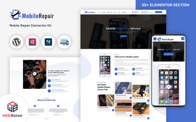 MobileRepair - Шаблон WordPress для ремонту та комп’ютерних послуг мобільних пристроїв