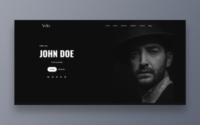 Velo - Personal Freelancer Portfolio Wordpress Theme