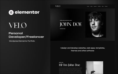 Velo – WordPress-Portfolio-Elementor-Theme