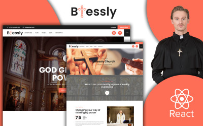 Blessly- Church and Donation React Template