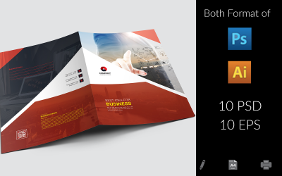 Hexagon Presentation Folder 10 color