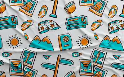 Viagem # 02 - Vector Seamless Pattern