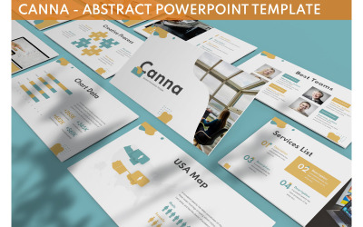 Canna - Modello PowerPoint astratto