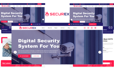 Securex - CCTV Security HTML5 Website template