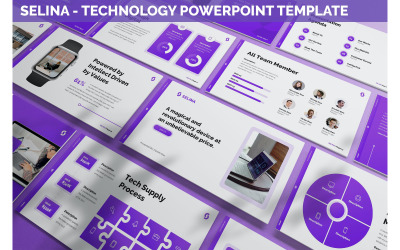 Selina - Technológiai Powerpoint sablon