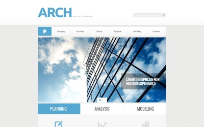 Безкоштовний шаблон WordPress для просування архітектурних послуг