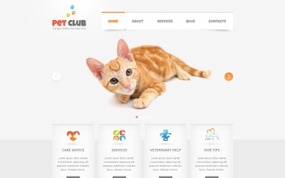 Darmowy motyw WordPress Zwierzęta i zwierzęta domowe