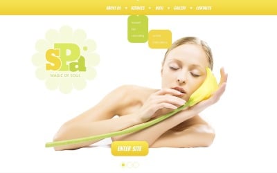 Free WordPress Responsive Template for Beauty Salon