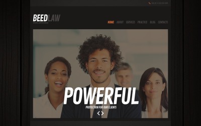 Gratis Black Lawyer WordPress-thema