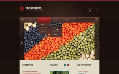Page Web WordPress gratuite pour la promotion de l&amp;#39;agriculture