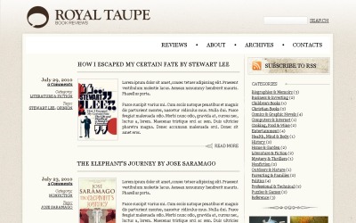 Recensioni di libri gratuiti Tema WordPress