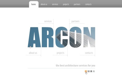 Tema gratuito de diseño de arquitectura de WordPress