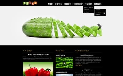 Tema gratuito de WordPress para negocios agrícolas en línea