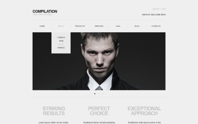Darmowy projekt WordPress dla biznesu i usług