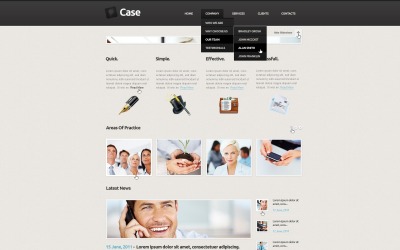 Design WordPress gratuito per aziende e servizi per la promozione online
