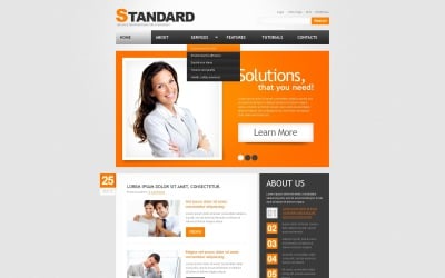 Free Promotion WordPress Theme for Business &amp;amp; Services