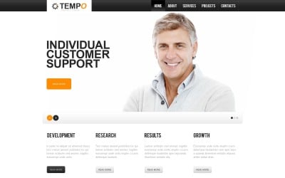 Free WordPress Responsive Business & Services Design for Promoting