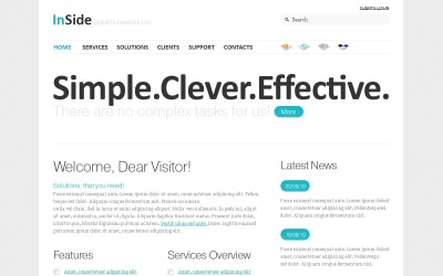 Ingyenes WordPress Design for Business &amp;amp; Services oldalak