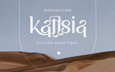 Kattsia - Stilvolle Serifenschrift