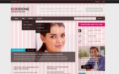 Obchod a služby WordPress téma zdarma