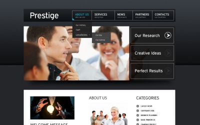Plantilla adaptable de WordPress gratuita para empresas y servicios