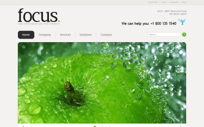 Plantilla de WordPress de uso gratuito para empresas y servicios