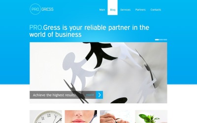 Tema online gratuito WordPress de negócios e serviços