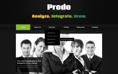Tema WordPress gratuito per la promozione di siti Web di attività e servizi
