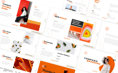 Compasis Brand Fashion Keynote Template