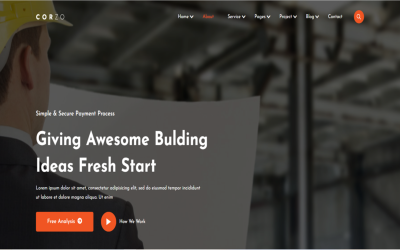 Corzo Construction HTML Template