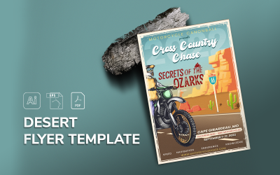 Durtbike - Desert Flyer Vector Template