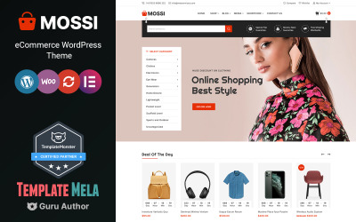 Mossi - Víceúčelový motiv WooCommerce Elementor